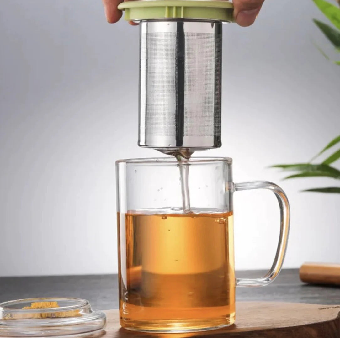 Tea Cup Infuser Mug With Stainless Steel Infuser - Add $30 Of Products ...